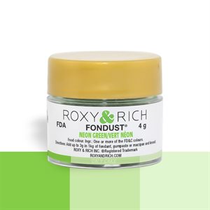 Neon Green Fondust Food Coloring By Roxy Rich 4 gram