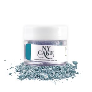 Teal Edible Glitter Dust by NY Cake - 4 grams