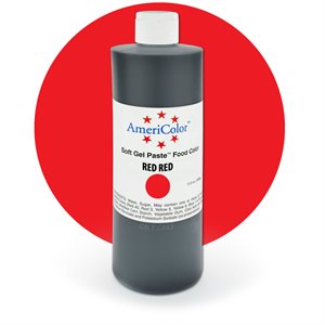 Red Red Gel Paste 13.5 ounces By Americolor