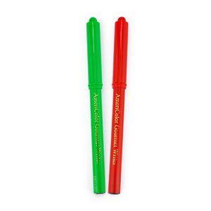 Red & Green Christmas Gourmet Writer Edible Food Pens By Americolor