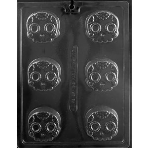 Decorative Skull Cookie Chocolate Candy Mold