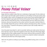 Peony Petal Veiner by James Rosselle