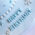 Happy Birthday Stars Silicone Mold By Katy Sue