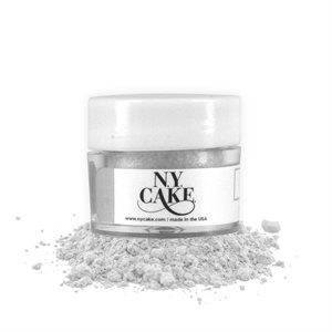 Silver Pearl Edible Luster Dust by NY Cake - 4 grams