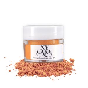 Classic Orange Edible Luster Dust by NY Cake - 4 grams