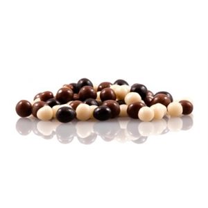 Dark, Milk & White Chocolate Pearls 4mm 