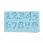 Romantic Swirl Numbers Silicone Mold