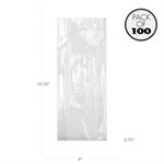 Cellophane Bags 4 x 2 3 / 4 x 10 3 / 4", Pack of 100