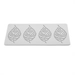 Spiked Leaf Lace Tuile Silicone Mold
