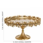 14" Gold Tiara Cake Stand by NY Cake