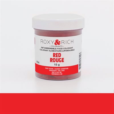 Fat-Dispersible Food Coloring Dust 15g - Red