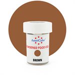 Brown Powdered Food Color 3 grams By Americolor