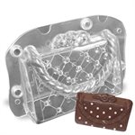 3D Clutch Purse Handbag Polycarbonate Chocolate Mold