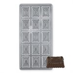 Fluted Rectangle Polycarbonate Chocolate Mold