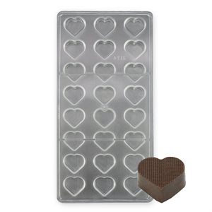 Small Heart Polycarbonate Chocolate Mold