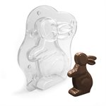 3D Rabbit Polycarbonate Chocolate Mold