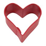 Red Mini Heart Cookie Cutter 1 1 / 2 Inch