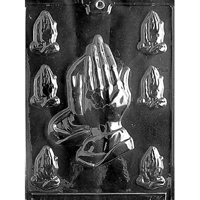 Assorted Praying Hands Chocolate Candy Mold