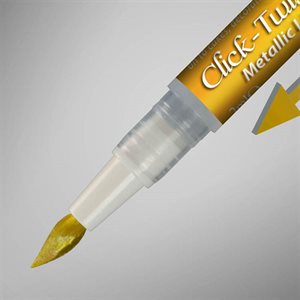 Metallic Gold Edible Paint Click Twist Brush By Rainbow Dust