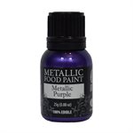 Metallic Purple Edible Food Paint By Rainbow Dust
