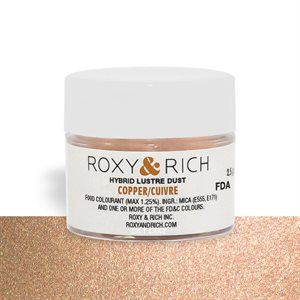 Copper Edible Luster Dust By Roxy Rich 2.5 gram