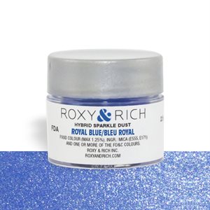 Royal Blue Edible Hybrid Sparkle Dust By Roxy Rich 2.5 gram