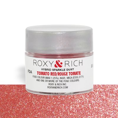 Tomato Red Edible Hybrid Sparkle Dust By Roxy Rich 2.5 gram