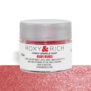 Ruby Edible Hybrid Sparkle Dust By Roxy Rich 2.5 gram