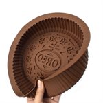 6" Chocolate Sandwich Cookie Silicone Baking Mold