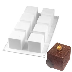 Square Cake Silicone Baking Mold 4.4 Ounce