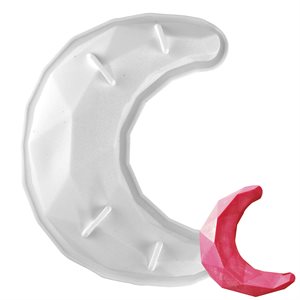 Geo Crescent Moon Silicone Baking Mold