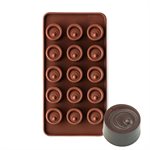 Swirled Cylinder Vertigo Silicone Chocolate Mold