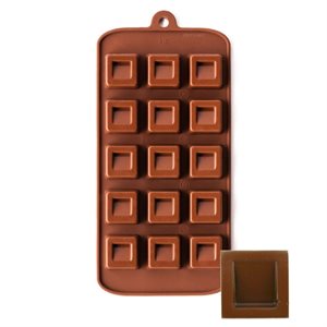 Dimpled Square Silicone Chocloate Mold