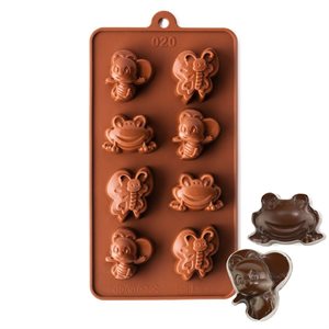 Bee, Butterfly and Frog Silicone Chocolate Mold