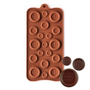 Buttons Silicone Chocolate Mold