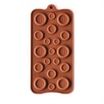 Buttons Silicone Chocolate Mold