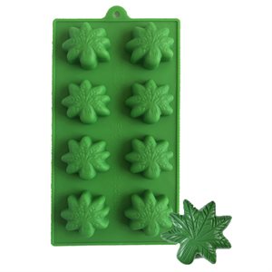 Marijuana Cannabis Leaf Silicone Chocolate Mold