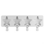 Silicone Mold for Cakesicles, "Star" - 4 Cavity