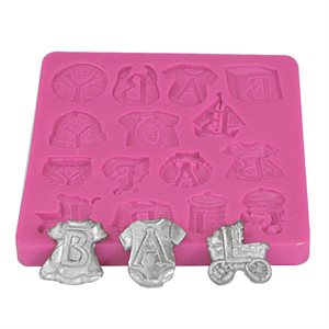 Baby Shower Silicone Fondant Mold