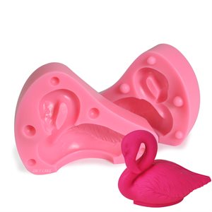 3D Flamingo Mold- 2 Pcs Mold Med Size.