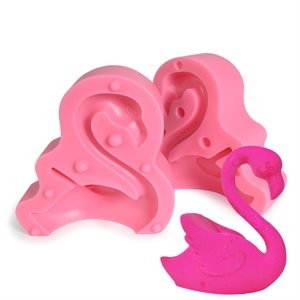 3D Flamingo Mold- 2 Pcs Mold Large Size.