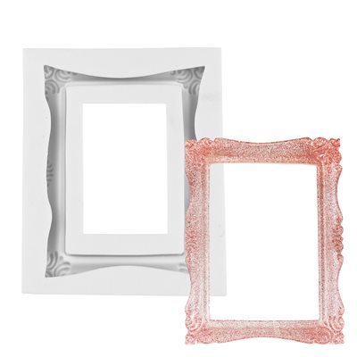 Large Regal Rectangle Picture Frame Silicone Mold