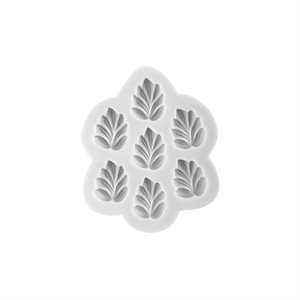Mini Palm Leaves Silicone Mold #2, 7 Cavities