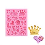 Royal Crowns & Bows Silicone Mold