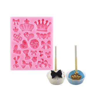 Royal Crowns & Bows Silicone Mold