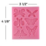 Assorted Butterflies Silicone Mold