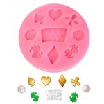Dice,Playing Cards Silicone Mold-9 Cavity