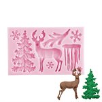 Reindeer Christmas Silicone Mold