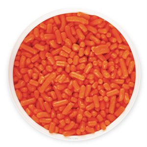 Orange Jimmies Sprinkles