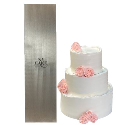 12" Stainless Steel Royal Icing / Buttercream Scraper Smoother